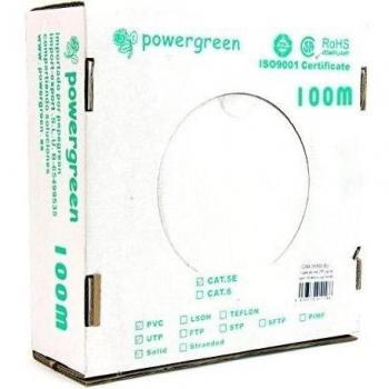 Bobina de Cable Ethernet Cat 5e UTP PVC 100 Metros en Caja