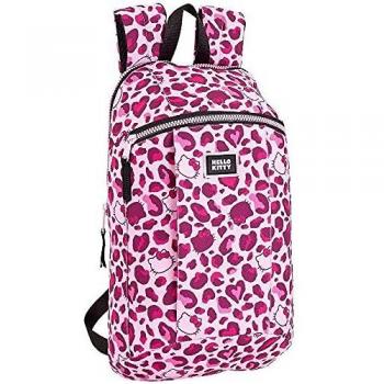 Hello Kitty Leopard Mochila Tipo Casual, Senderismo