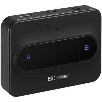 Transmisor de audio inalámbrico 3,5 mm Sandberg 450-13 - Negro
