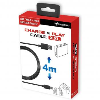 Subsonic Cable de Carga y Juego XXL 4m