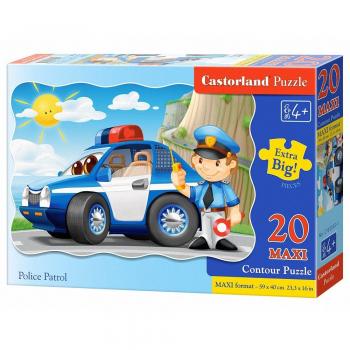 Puzzle Maxi Policía Patrulla 20 Piezas