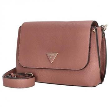 Guess Women's Meridian Pink Crossbody Handbag with Internal Pocket