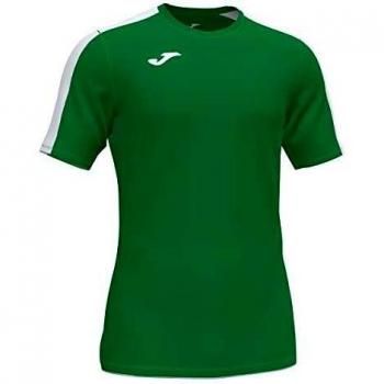 Joma Academy Short Sleeve Green and White Soccer Jersey