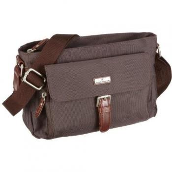 Tom Tailor Acc RINA Umhängetasche, beige 11221 29 - Bolso de hombro de nailon para mujer, color marrón, talla 26x14x8 cm