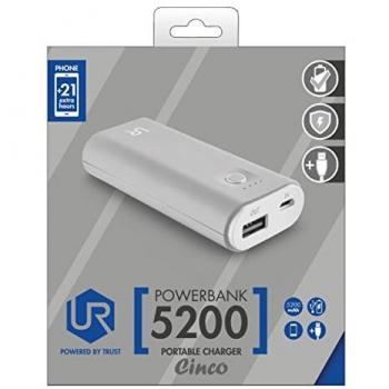 Trust Urban Cinco Powerbank - Batería externa portátil