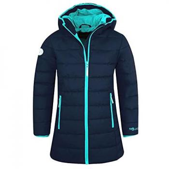 Chaqueta de Invierno para Niños Trollkids Stavanger Azul Marino/Menta 164 cm