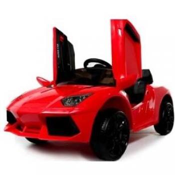ATAA Coche eléctrico niños Super Deportivo 12v con Mando Remoto - Potente batería 12v - Rojo - Luces y Sonidos