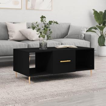 Mesa de centro negra 102x50x40 cm en madera multicapa contrachapada vidaXL