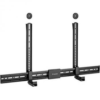 TOOQ TQSBM-01 - Soporte para Barra de Sonido Universal Multi-Instalación, Color Negro