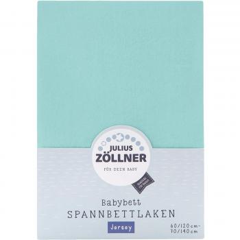 Sábana Ajustable Jersey Menta para Cuna 60x120 cm/70x140 cm - JULIUS ZÖLLNER