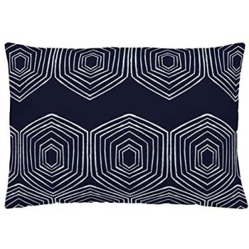 Funda de cojín Reversible Naturals Blue Mand (50 x 30 cm)