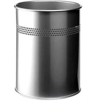 Durable 389628 - Papelera metalizado 15 L, color negro
