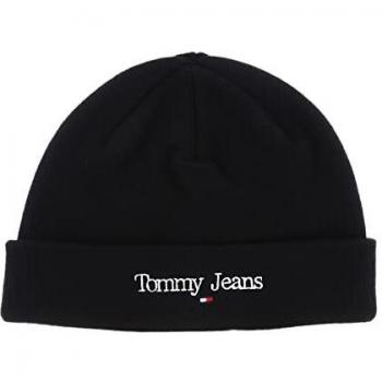 Tommy Hilfiger Tjw Sport Beanie Gorro de Punto, Negro (Negro), Talla única para Mujer