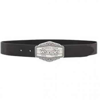 Wrangler Men's Big Buckle Belt Black 90 cm
