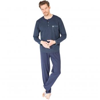 MASSANA - Pijama Invierno con Tapeta - Marino, M
