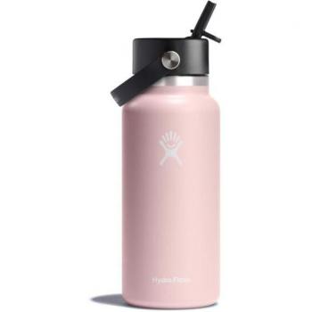 Hydro Flask 32oz Wide Mouth Water Bottle with Flex Straw Cap - Trillium Color, BPA Free