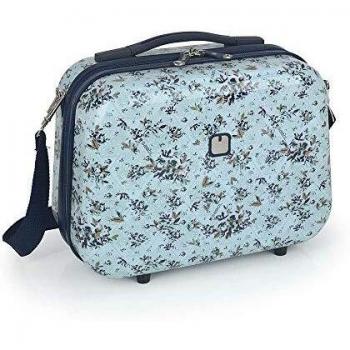 Gabol - Betsy | Neceseres de Viaje Duros de 35 x 28 x 18 cm con Capacidad para 12 L de Estampado Azul