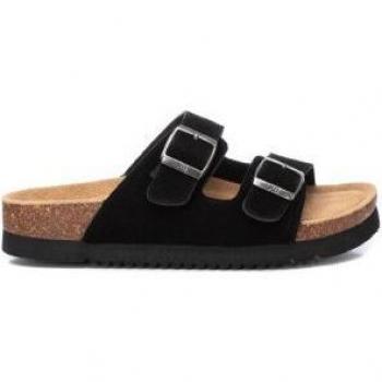 Sandalia de mujer Xti 142552 Camel con hebillas y suela de goma
