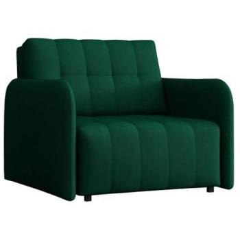 Sillón Cama Columbus 176 con Tapiz Kronos 19, Madera y Función de Dormir, 85x95x98cm