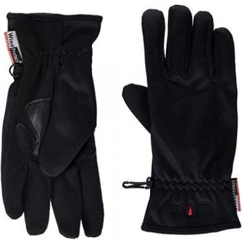 CMP Men's Softshell Gloves - Black - Size M