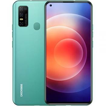 DOOGEE N30 Moviles, Pantalla de 6.55 DotDisplay, 4 GB+128 GB, 4G Smartphone Cámara Cuádruple de 16 MP, 8MP Frontal Cámara, Procesador Octa-Core, Batería 4500 mAh, Android 10 Telefono Movil, Verde