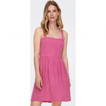 Vestido corto fluido de tirantes gruesos jdy