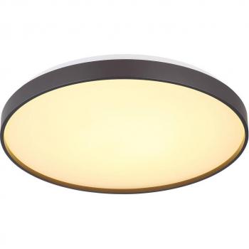 Plafoniera LED Eclypse Antracita Ø 48 cm Acrílico/Metal