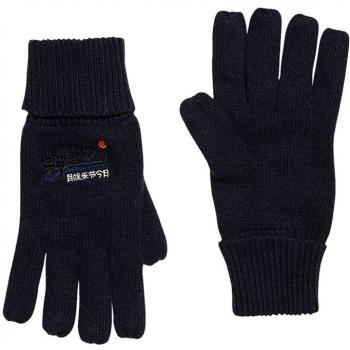 Superdry Orange Label Glove, Guantes para Hombre, Azul