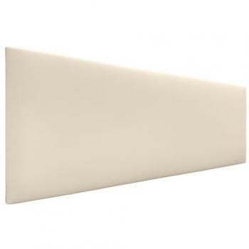 Cabecero Tapizado de Polipiel AQUALINE Liso Vainilla 145x50cm para Camas 120/135/140