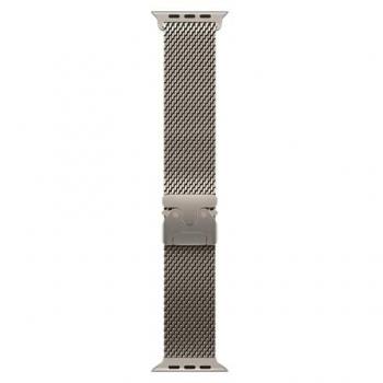 Correa Apple Watch Milanese Loop de Titanio Natural 49mm - Talla L