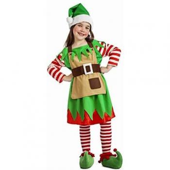 DISFRAZ ELFA NAVIDAD TALLA 3-4 AÑOS TAMAÑO INFANTIL