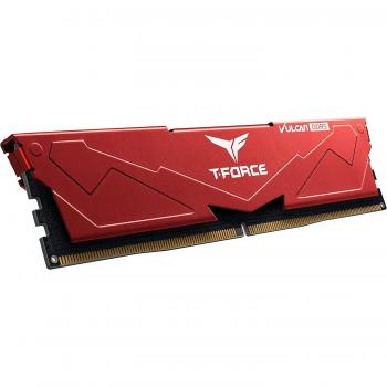 TEAMGROUP T-Force Vulcan DDR5 32GB 5200MHz (PC5-41600) CL40 Metal Hitsink Módulo de memoria RAM (rojo)