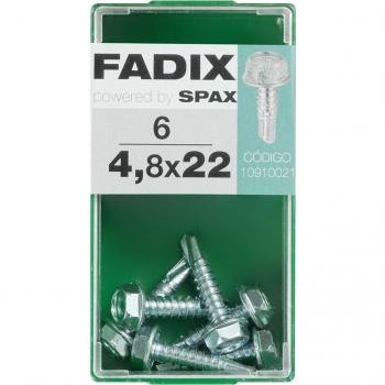 Tornillo Autotaladrante Cabeza Hexagonal FADIX 4,8x22mm - Pack de 6 unidades