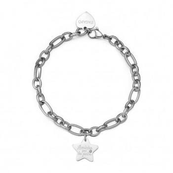 Pulsera S'AGAPò Amigos para la piel con Charm Estrella SBY022