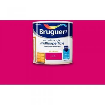 Bruguer Acrylic Multisuperficie Esmalte al agua Satinado Fucsia 250 ml