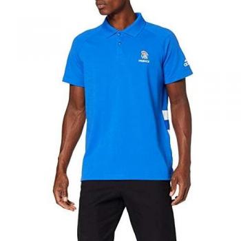 adidas Ffhb Casual Pol Camiseta, Hombre, Azul