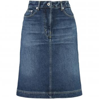 Kenzo Women's High Waist Denim Skirt, Blue, Size W25