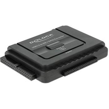 Adaptador Universal DeLOCK 61486 USB3.0 a SATA 22PIN/IDE 40PIN/44PIN Convertidor de Interfaz