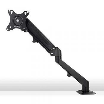 Soporte de Escritorio Vultech TTV-02LITE para Monitor LED, LCD y Plasma de 13 a 27, con Molla a Gas, Movimiento Completo y Girevole