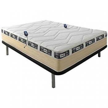 Colchón Visco Gel Masaje Unic Carbon Eco-de 150x190 cm