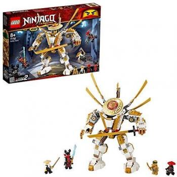 LEGO Ninjago - Robot Dorado, Juguete de Construcción con Figura de Acción, Incluye a Lloyd, Wu y el general Kozu, a Partir de 8 Años