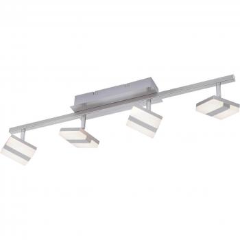 Plafón LED inteligente Sabi 4 luces RGB, dimmable y control remoto