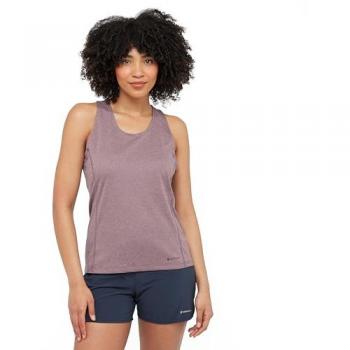 Montane Women's Dart Vest with Built-in Bra, Medium Support, Purple, Size Small