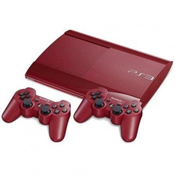 Consola Sony PS3 Ultra Slim 500 GB Roja + 2 Controladores