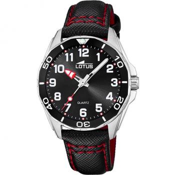 Reloj Lotus Junior 18861/2 para Niño con Esfera Negra y Correa de Piel