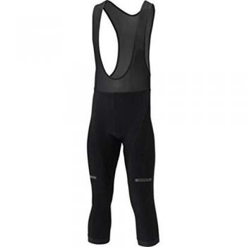 SHIMANO Culote 3/4 SH M C/T Termico Culotte, Hombre, neg, L