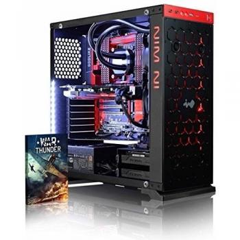 VIBOX Species-X GXS760-11 Gaming PC - 3,8GHz Intel i7 6-Core CPU, GTX 1060 GPU, Extremo, Ordenador de sobremesa Gaming con enfriador por agua paquete con juegos 2, con unidad central