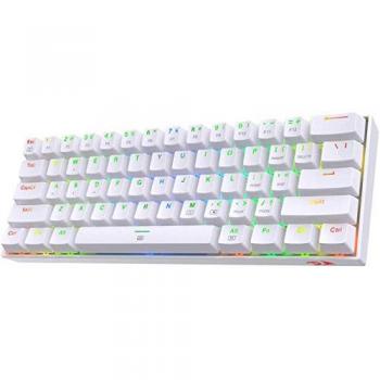 Redragon K630 Dragonborn 60% Wired RGB Compact Mechanical Gaming Keyboard with Hot Swappable Tactile Brown Switches and Pro Driver Support