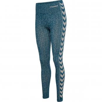 Leggings sin costuras Hummel Drops Azul XS Mujer