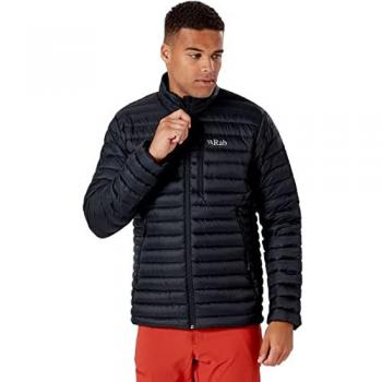 Rab Men's Microlight Down Jacket - Black - Size 2X-Large for Trekking, Climbing & Skiing
